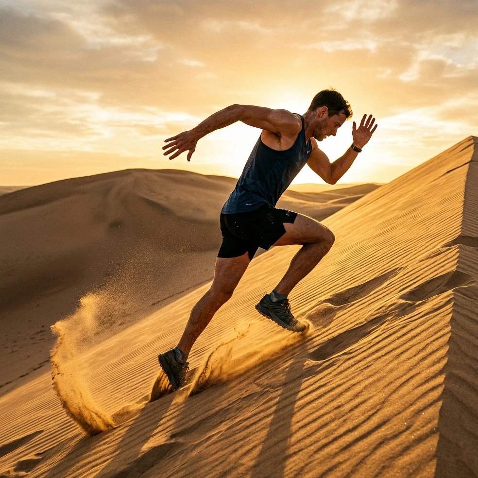 Sand-Dune Sprinting vs. Track Sprinting